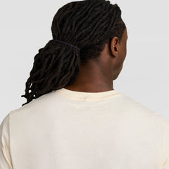 Champion Classic Graphic T-Shirt, Tonal Script Logo - Unbleached Cotton