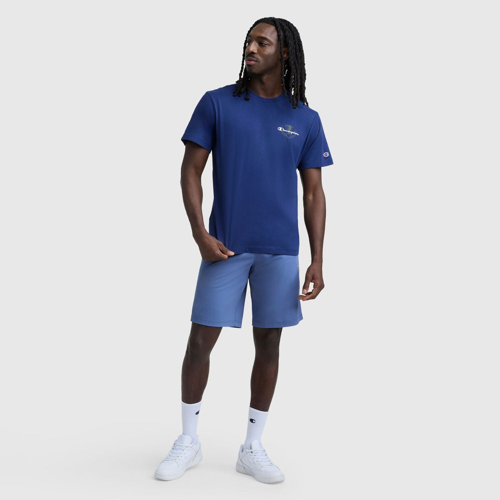 Champion Champion Club Graphic T-Shirt - Blue Depth
