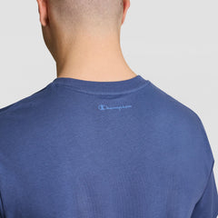 Champion Classic Graphic T-Shirt, Tonal Script Logo - Coastal Fjord