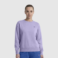 Champion Powerblend Crewneck Sweatshirt, Small "C" - Daybreak