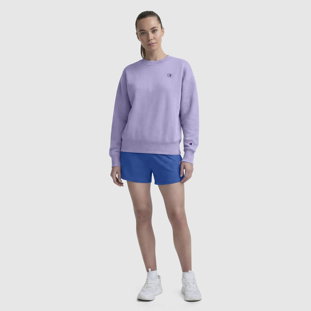 Champion Powerblend Crewneck Sweatshirt, Small "C" - Daybreak