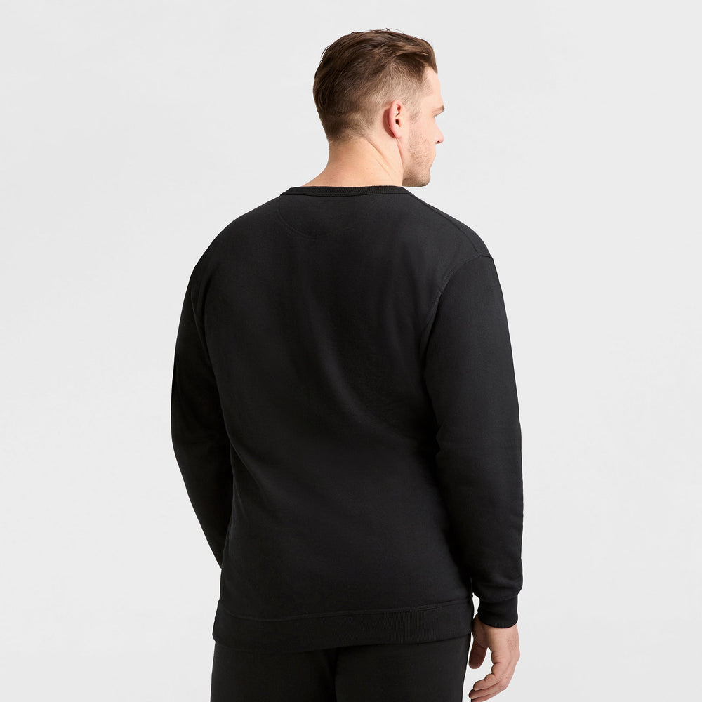 Champion Powerblend Crewneck Sweatshirt - Big & Tall - Black
