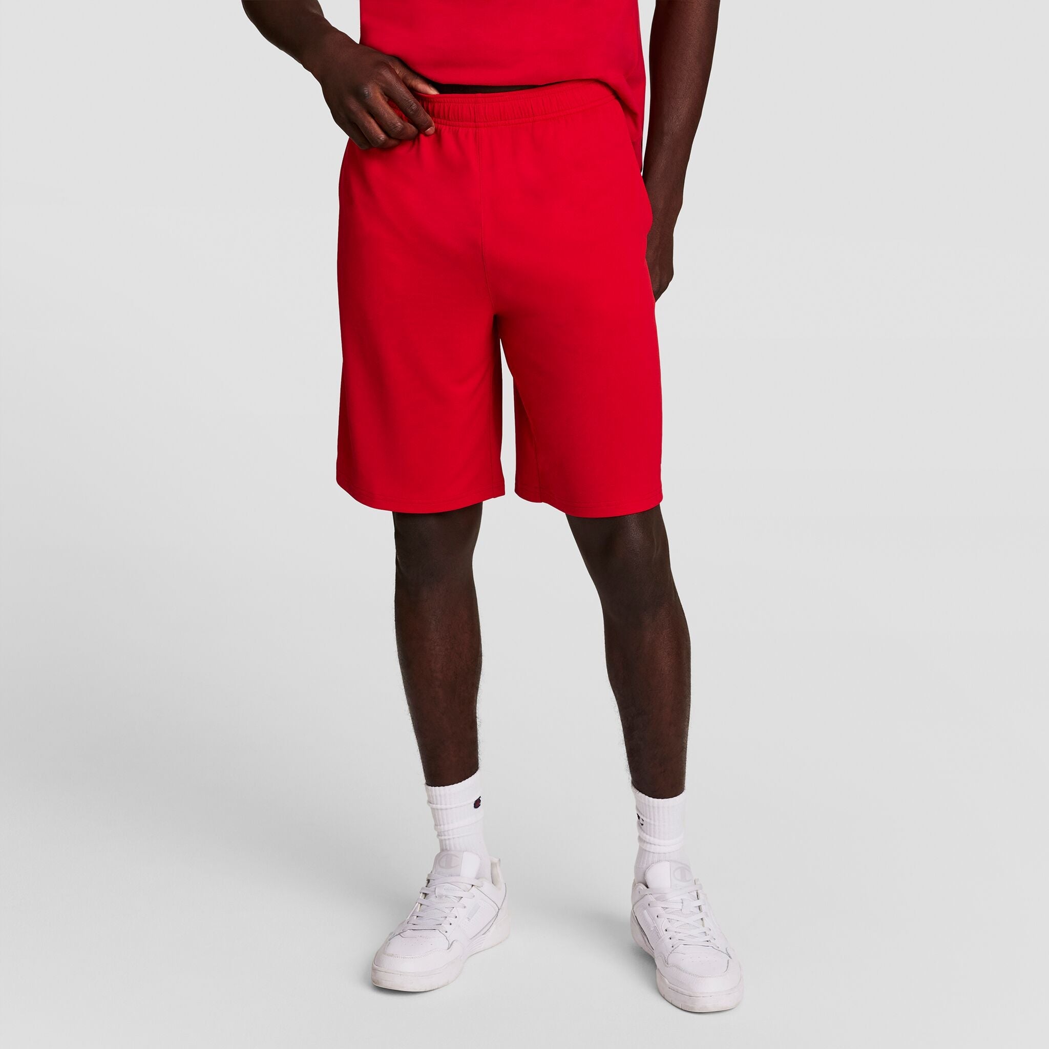 Champion 10" Moisture Wicking, Sport Shorts - Tango Red