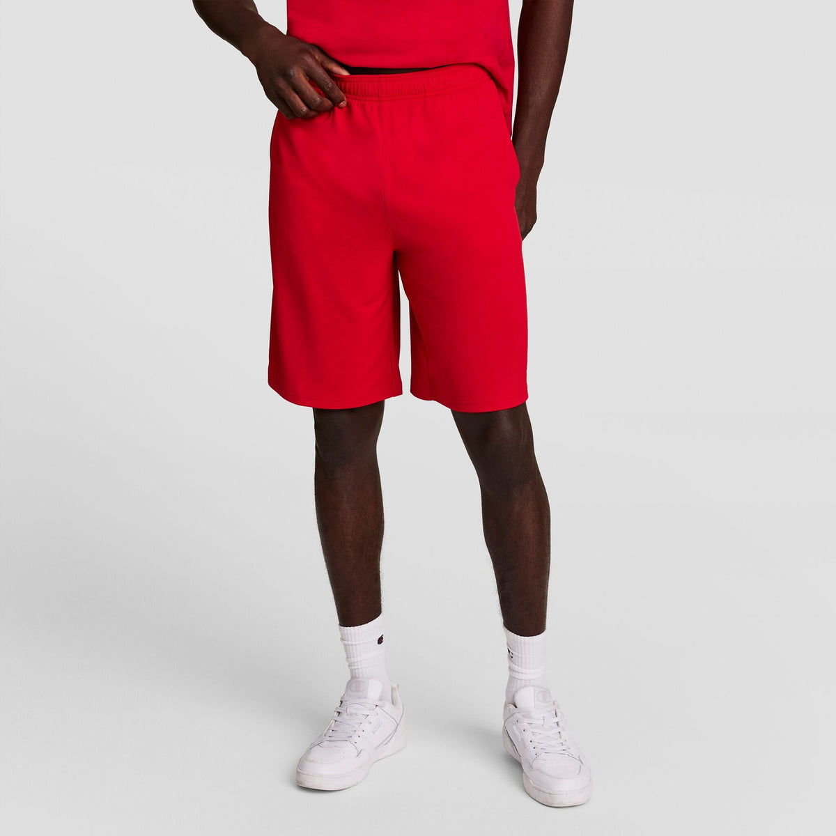Champion 10" Moisture Wicking, Sport Shorts - Tango Red