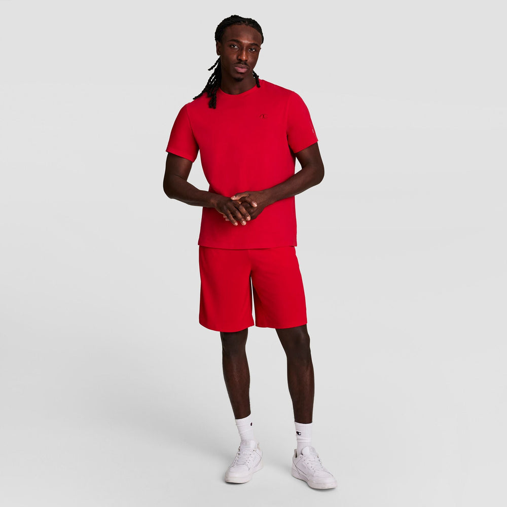 Champion 10" Moisture Wicking, Sport Shorts - Tango Red