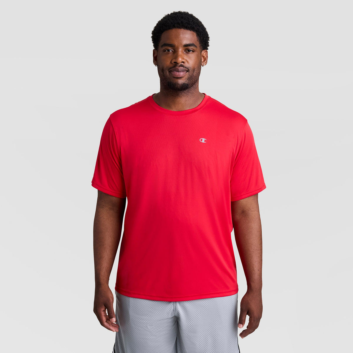 Champion Sport T-Shirt, Reflective C Logo - Big & Tall - Scarlet