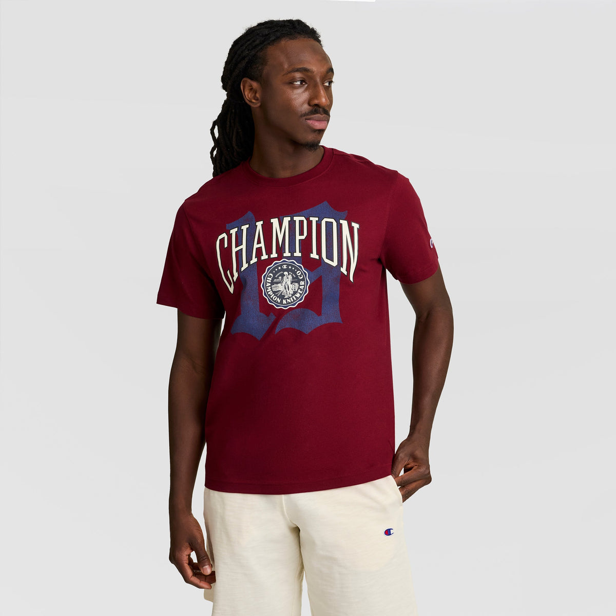 Champion Modern Retro Gothic '19 T-Shirt - Pomegranate