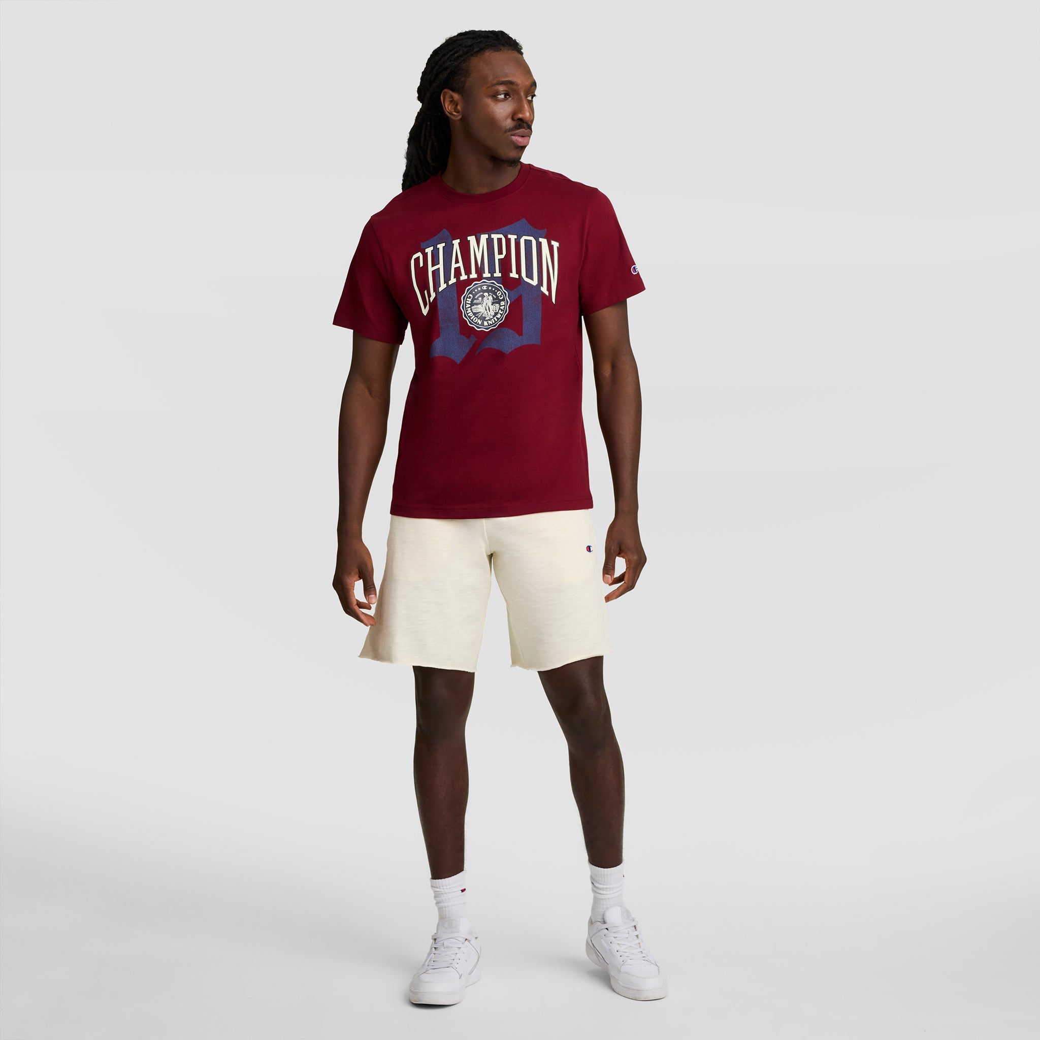 Champion Modern Retro Gothic '19 T-Shirt - Pomegranate