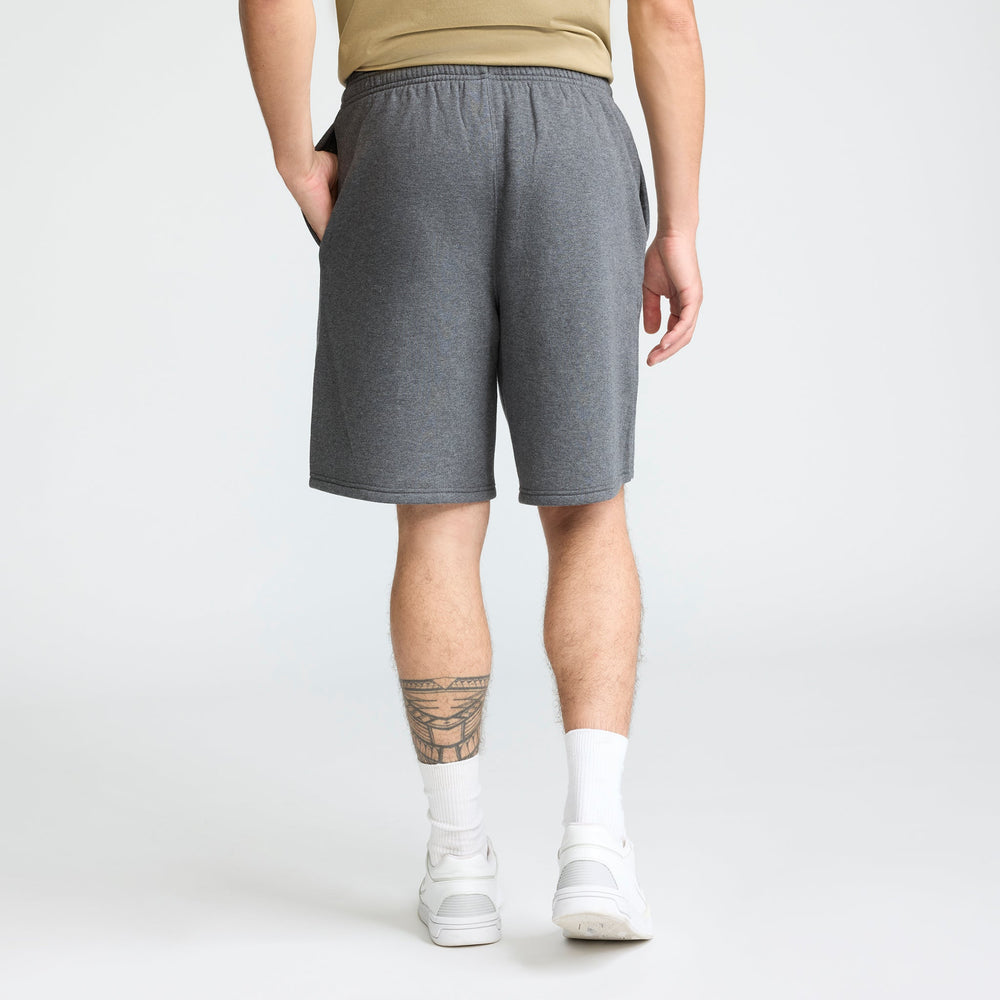 Champion 10" Powerblend Fleece Short - Granite Heather