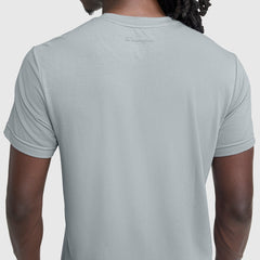 Champion Sport Crewneck T-Shirt, Script Logo - Quarry