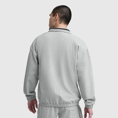 Champion Gameday Full Zip Mock Neck - Oxford Grey Heather