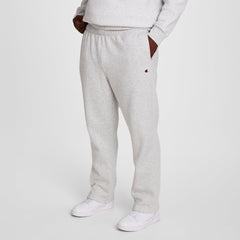 Champion Powerblend Sweatpants, Open Hem - Big & Tall - Platinum Silver Heather
