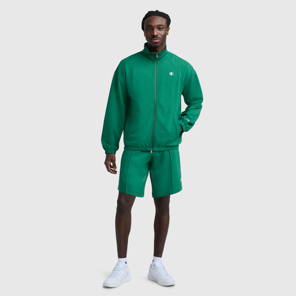 Champion Gameday Full Zip Mock Neck - Verdant Green