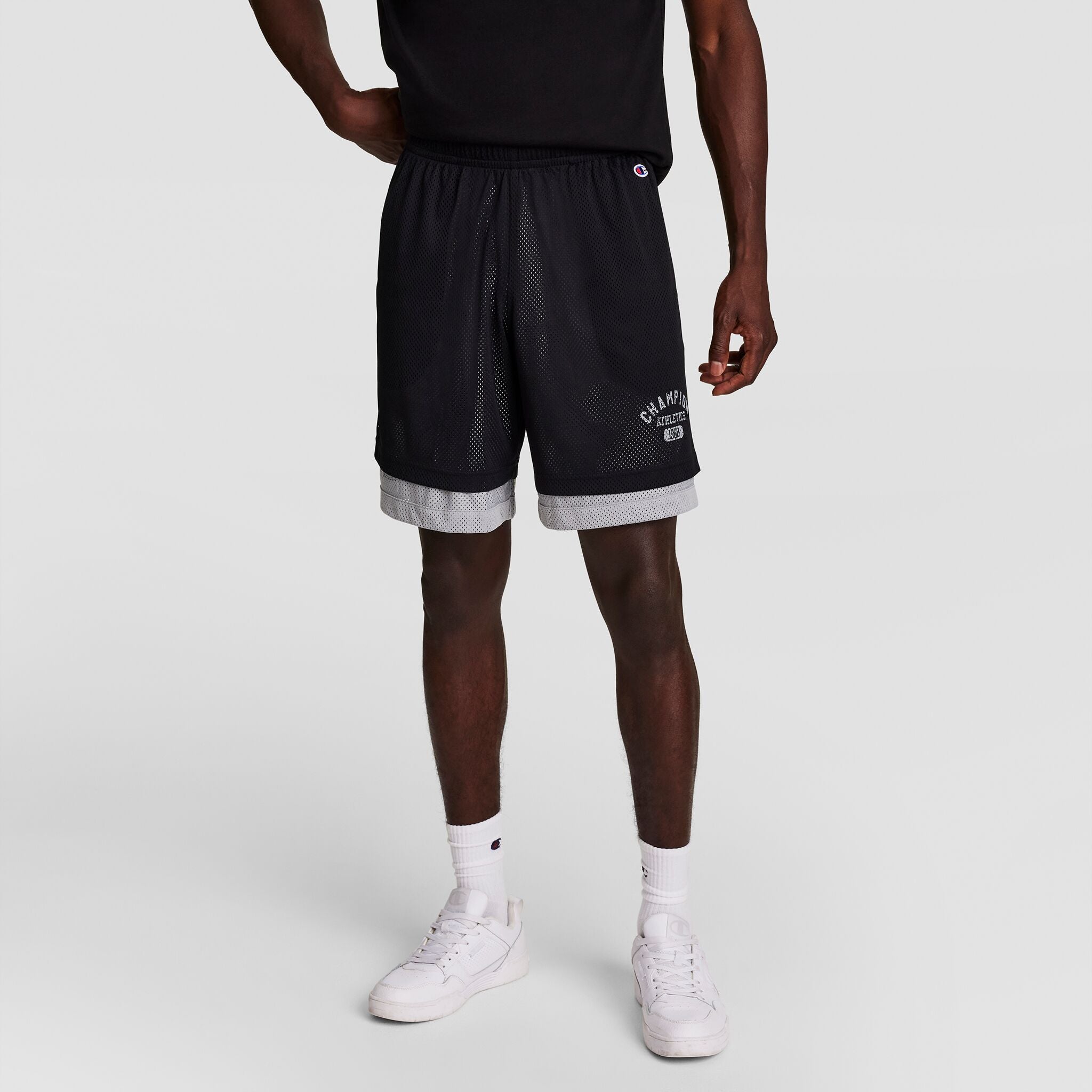Champion 9" Gridiron Double Layer Short - Black