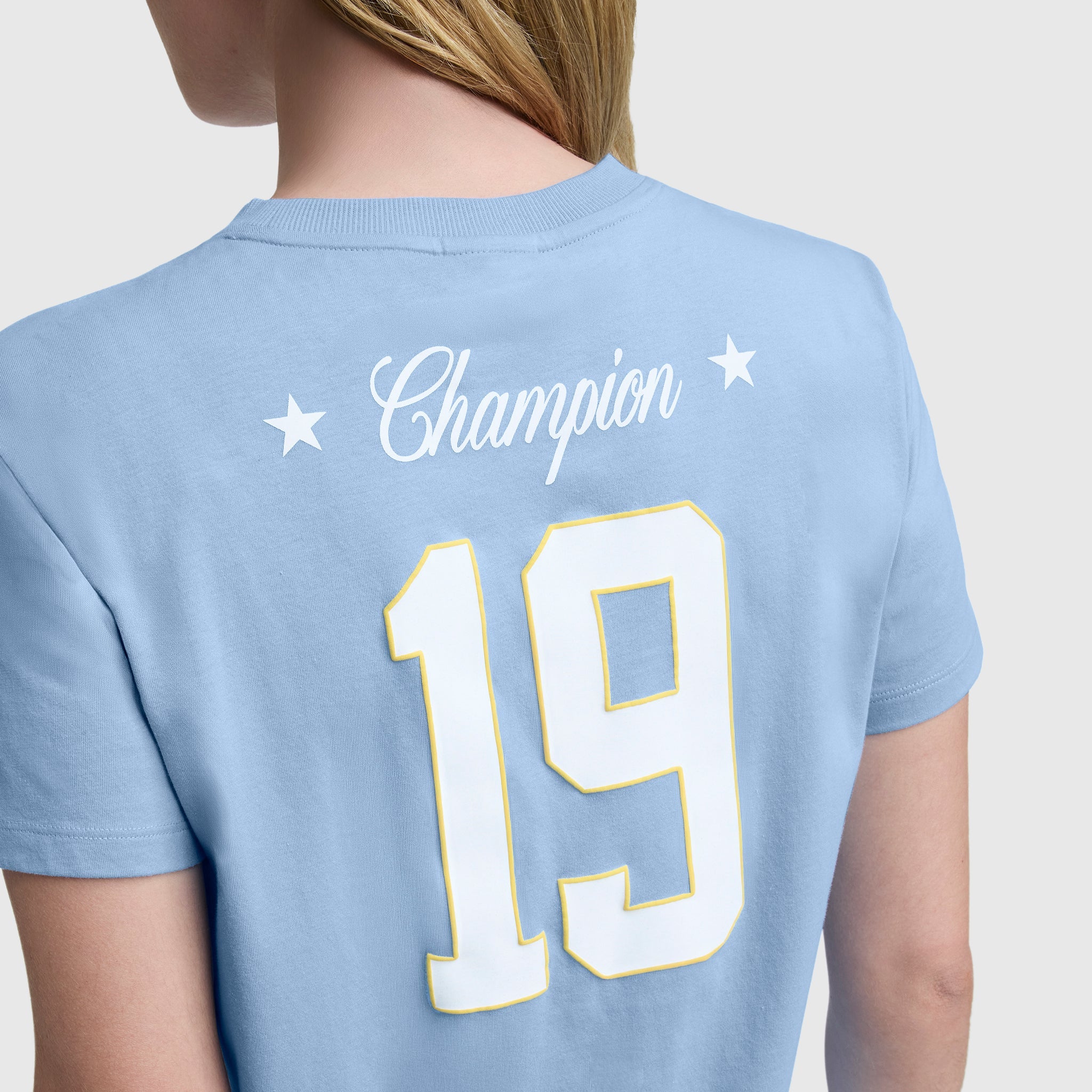 Champion Gridiron Summer '19 Graphic T-Shirt - Placid Blue