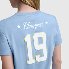 Champion Gridiron Summer '19 Graphic T-Shirt - Placid Blue