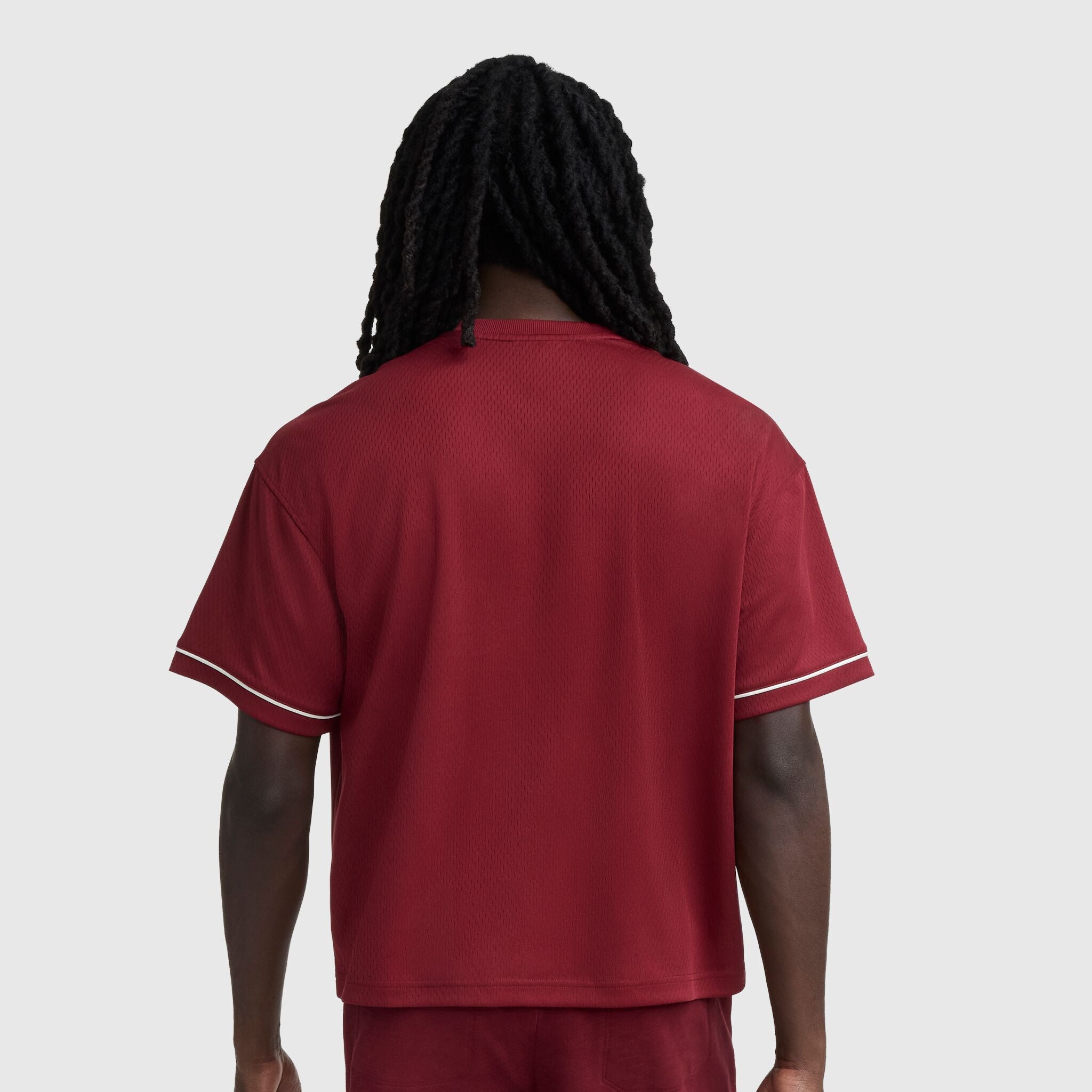 Champion Modern Retro Coaches Henley - Pomegranate