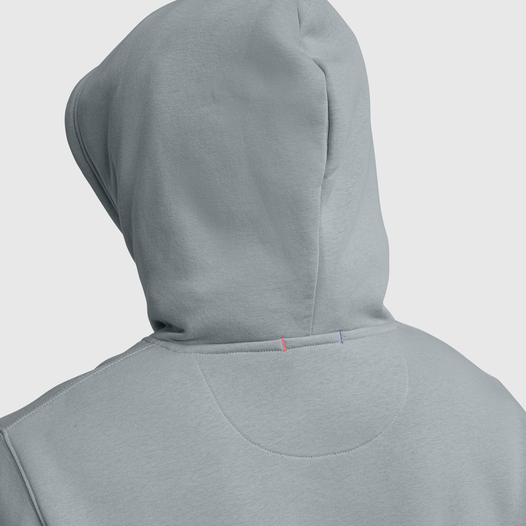 Champion Powerblend Hoodie, Tonal Script Logo - Quarry