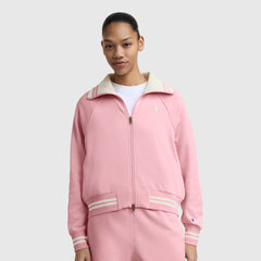 Champion Pitcher Full-Zip Mockneck Top - Rose Shadow