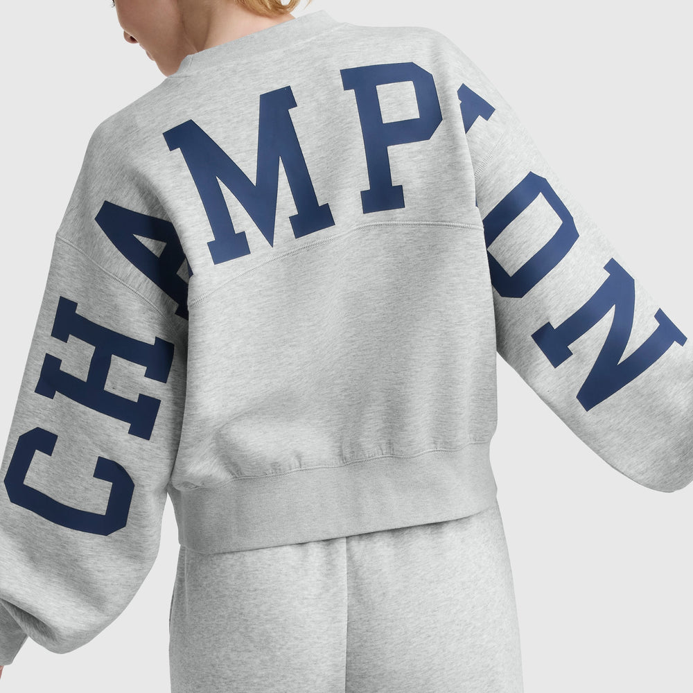 Champion Endzone Loose Fit Crewneck - Oxford Grey Heather