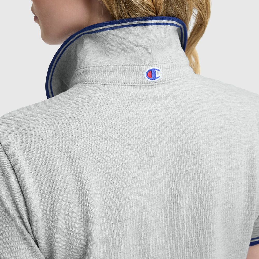 Champion Off The Court Polo Dress - Oxford Grey Heather