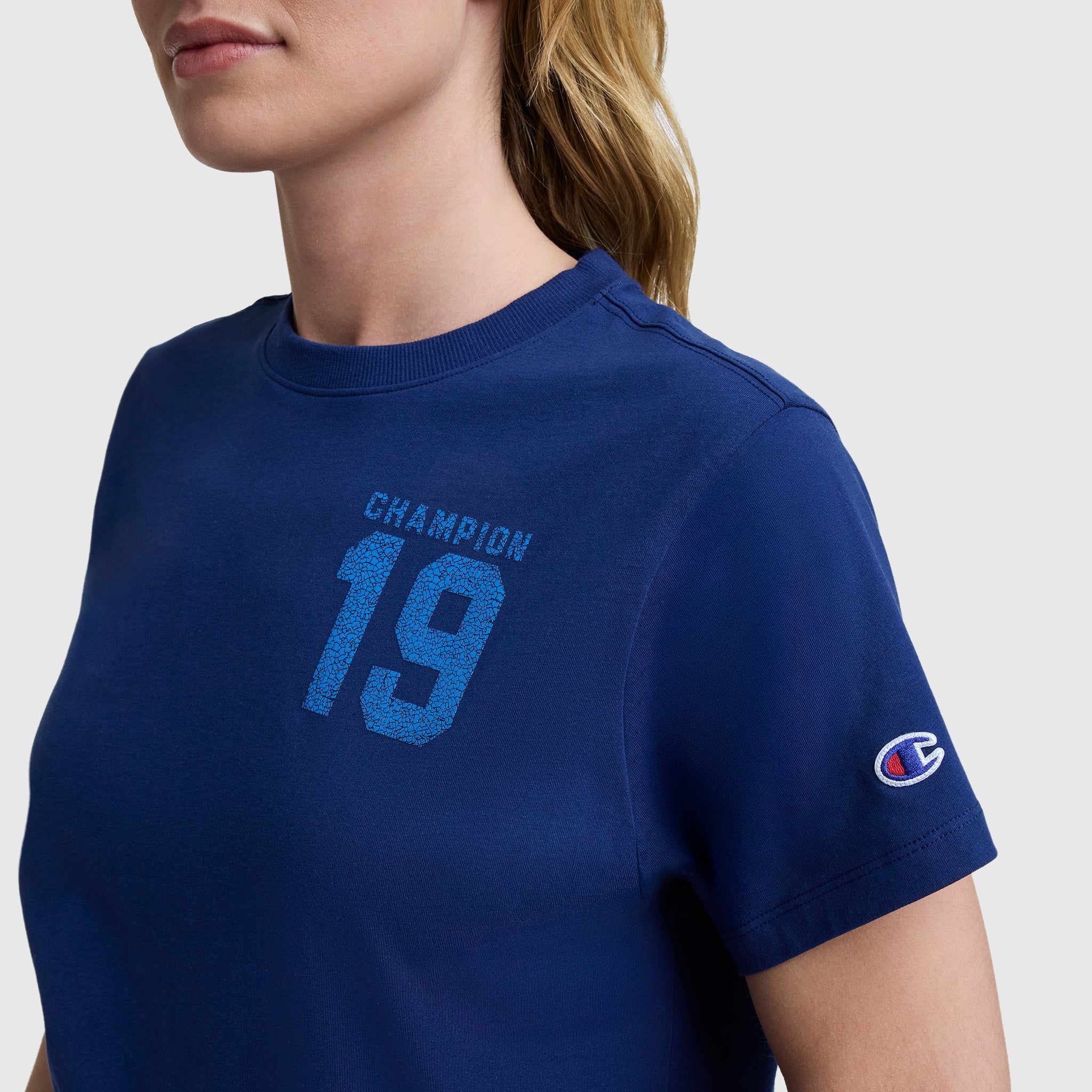 Champion Grid Iron '19 Graphic T-Shirt - Blue Depth