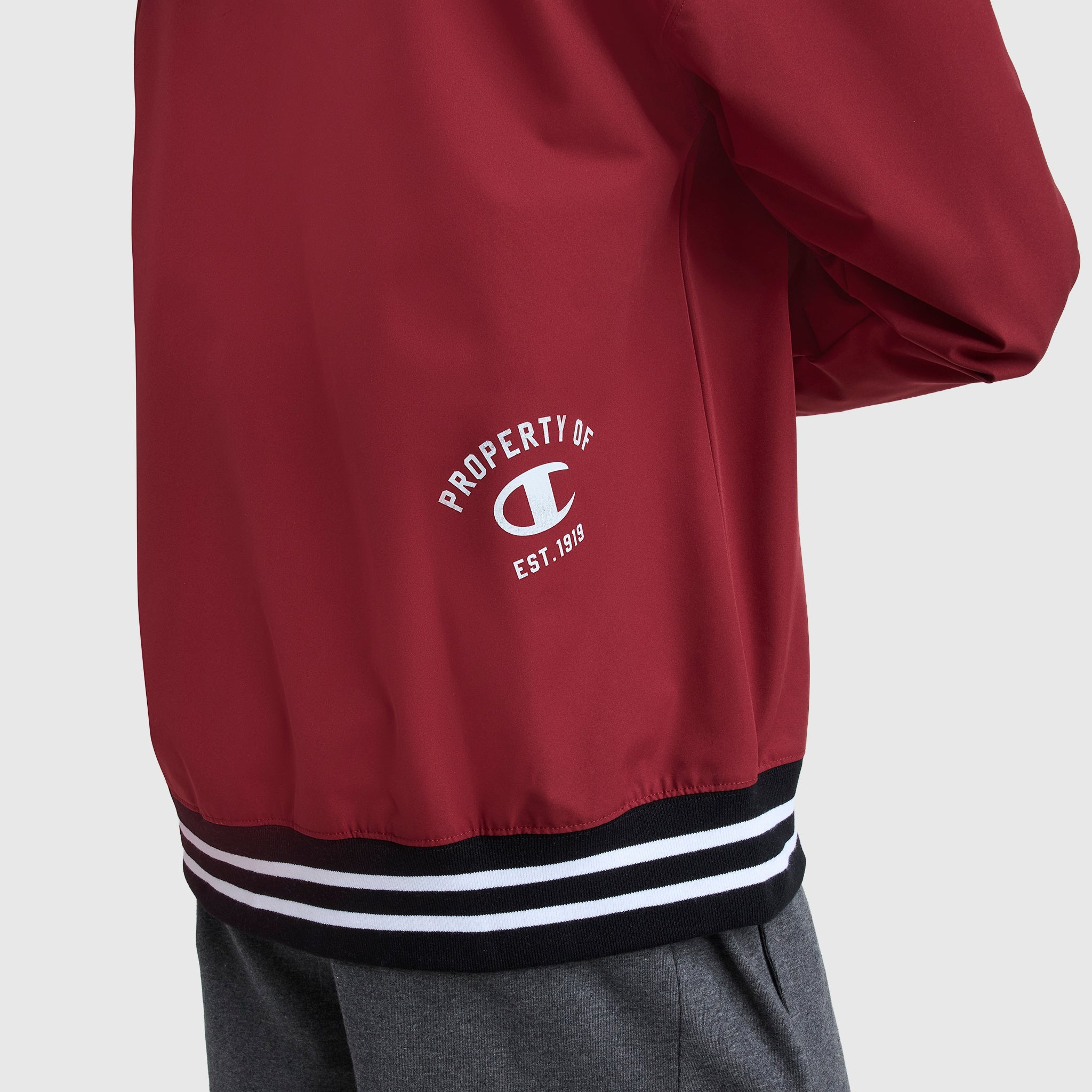 Champion Gridiron V-Neck Pullover - Pomegranate