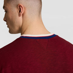 Champion Modern Retro Washed Crew Sweatshirt - Pomegranate