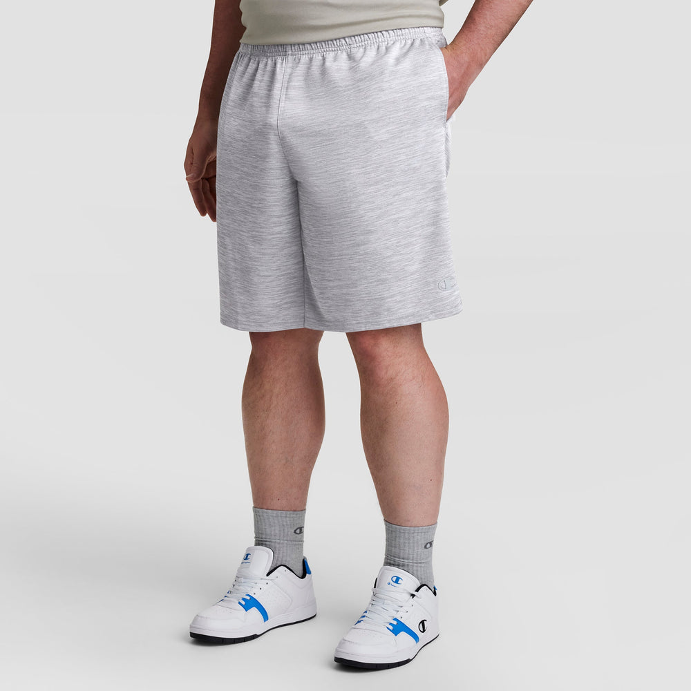 Champion Sport Shorts, Moisture Wicking - Big & Tall - New Manhattan Mist Heather