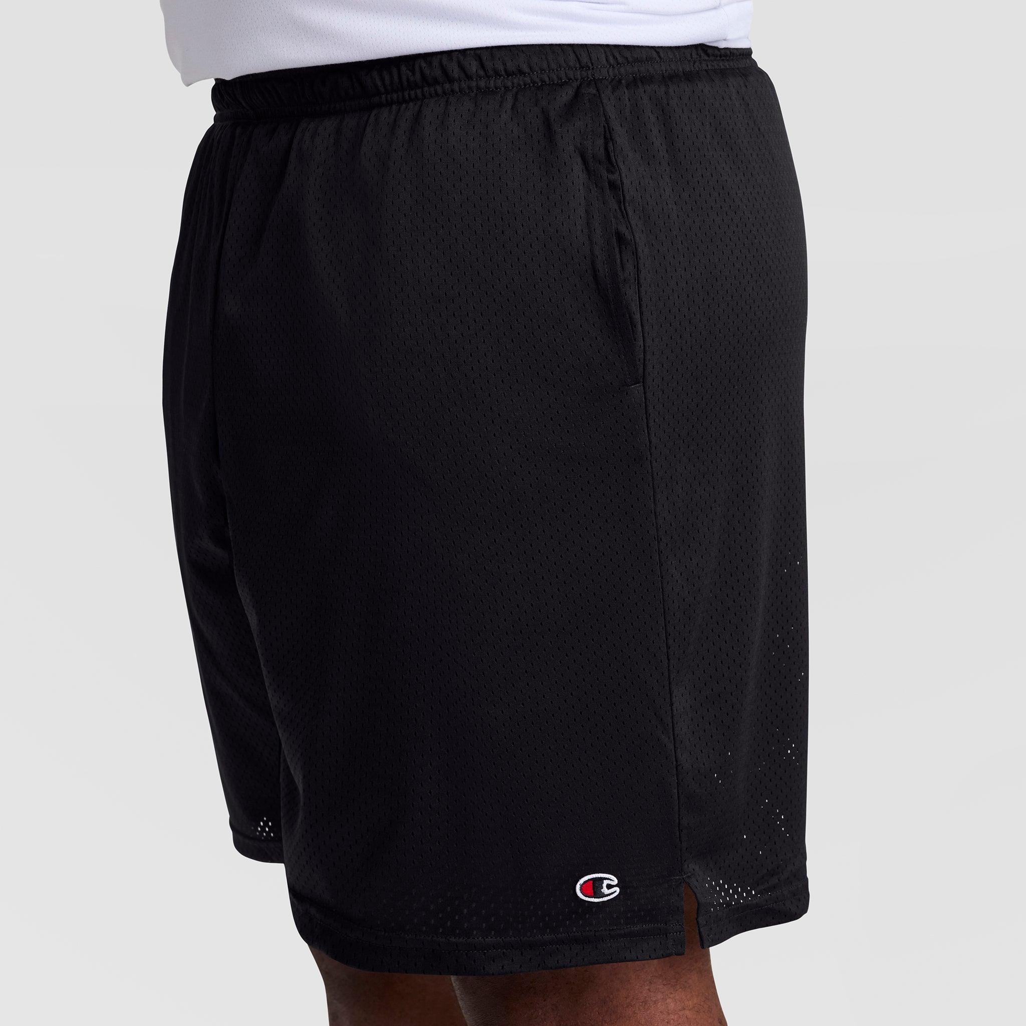 Champion Classic Mesh Gym Shorts - Big & Tall - Black