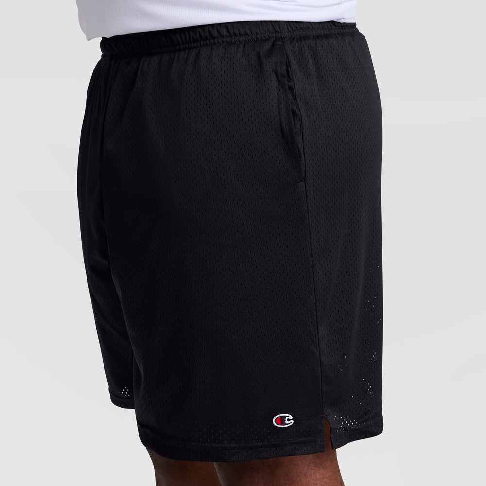 Champion Classic Mesh Gym Shorts - Big & Tall - Black