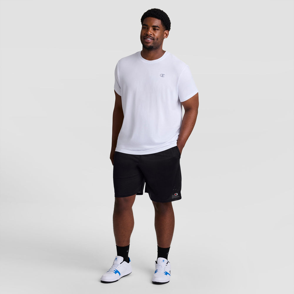 Champion Classic Mesh Gym Shorts - Big & Tall - Black
