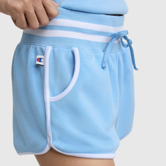Champion 3" Tennis Court Short, Embroidered Script Logo - Placid Blue