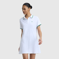 Champion Off The Court Polo Dress - Bright White