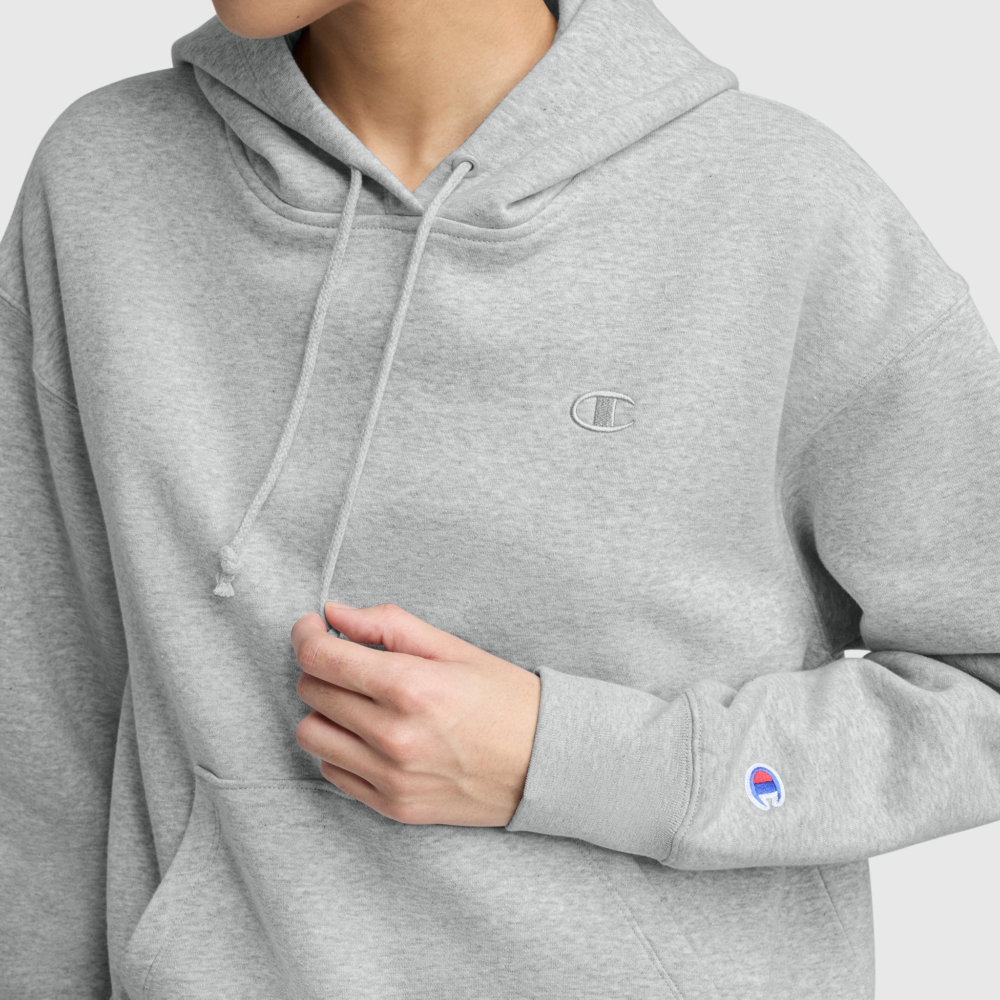 Champion Powerblend Freshman Hoodie - Oxford Grey Heather