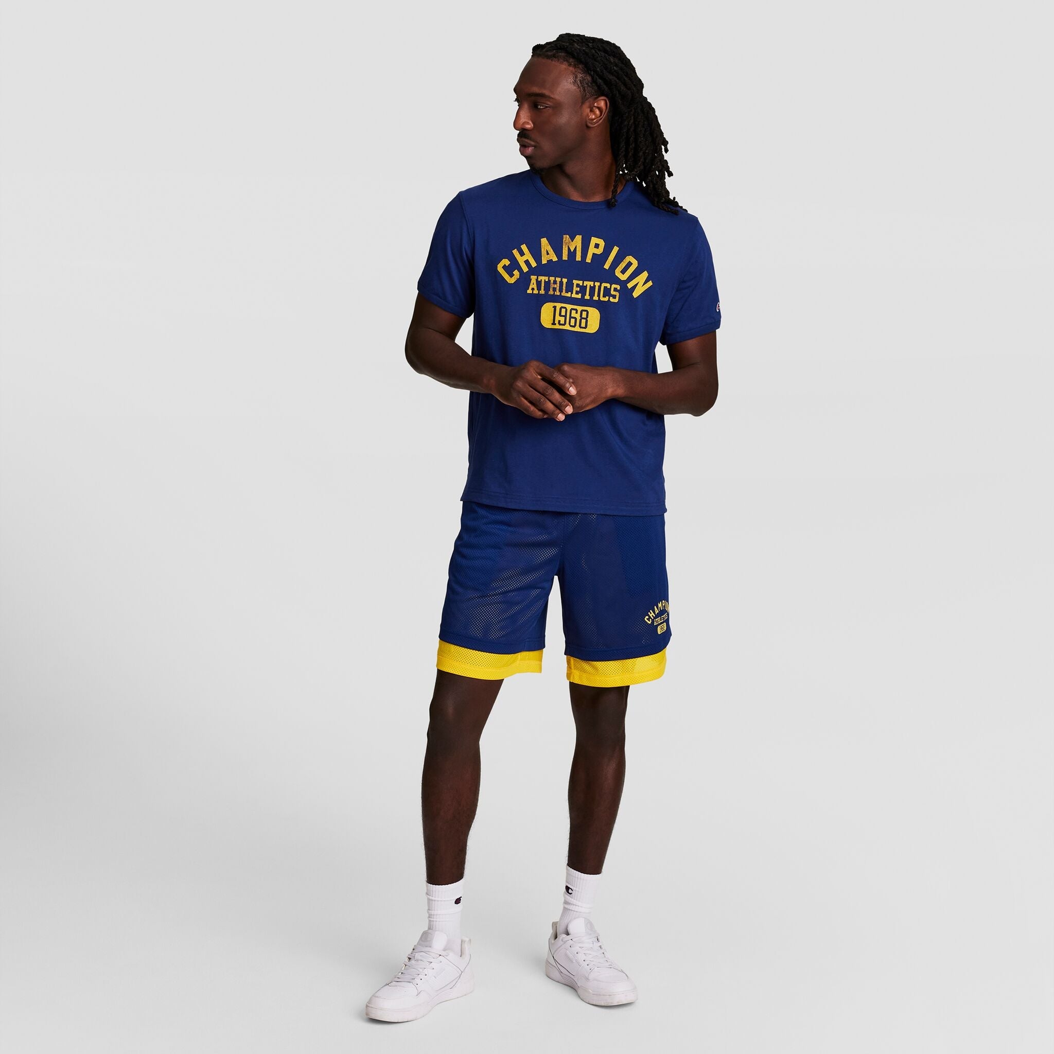 Champion Gridiron Reversible T-Shirt - Blue Depth