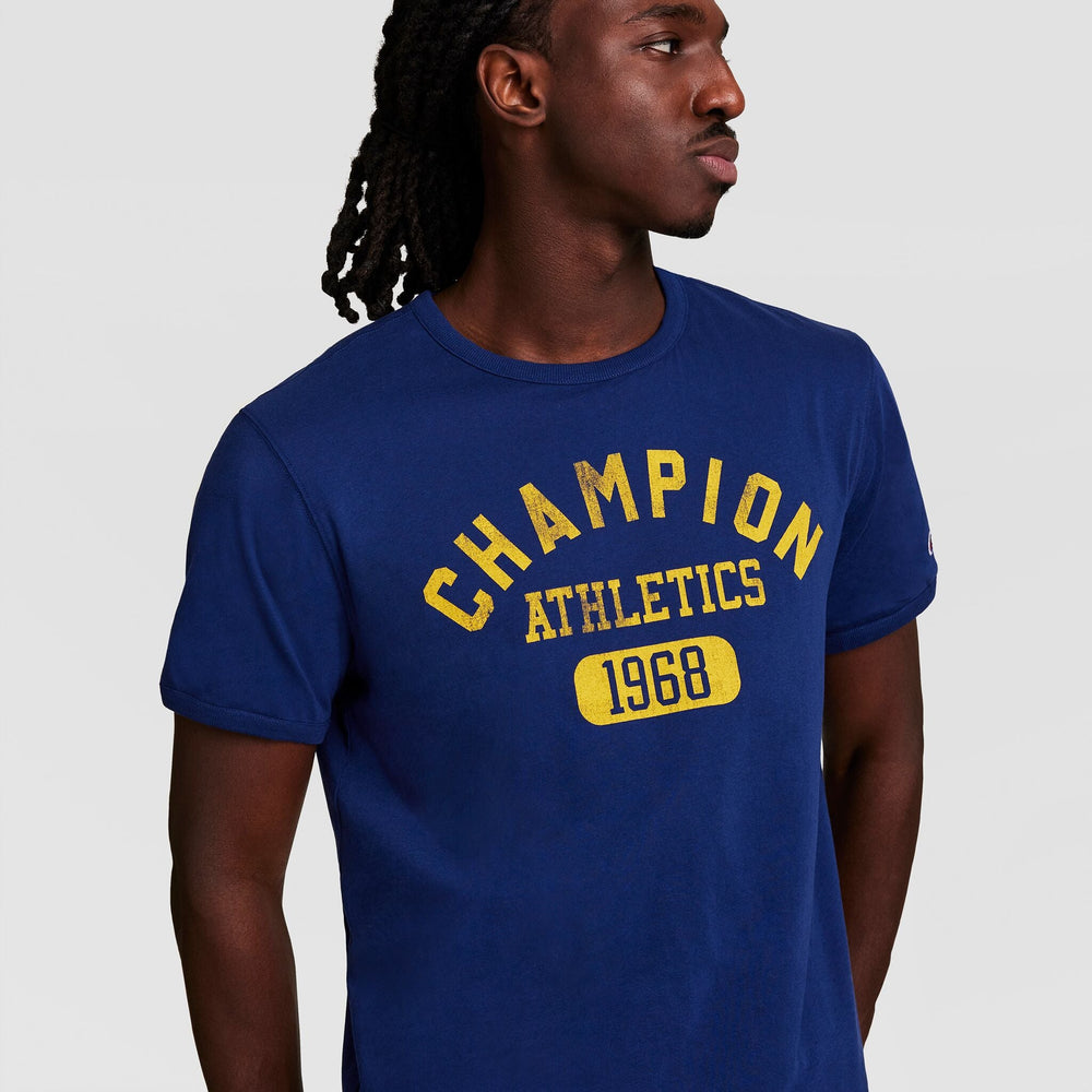 Champion Gridiron Reversible T-Shirt - Blue Depth