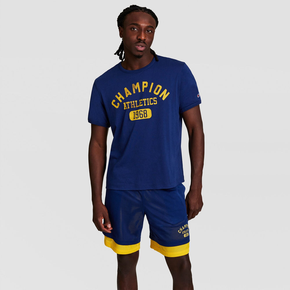 Champion Gridiron Reversible T-Shirt - Blue Depth