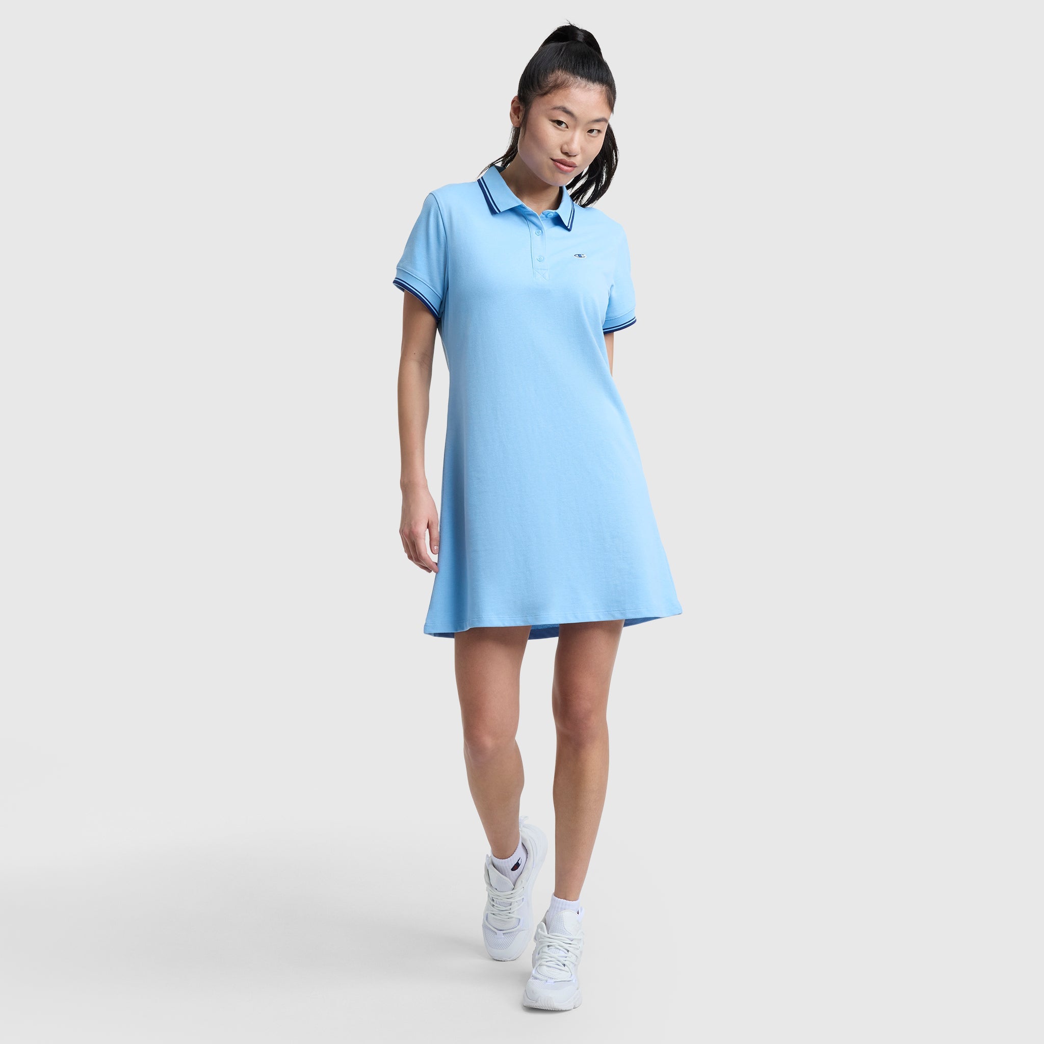 Champion Off The Court Polo Dress - Placid Blue