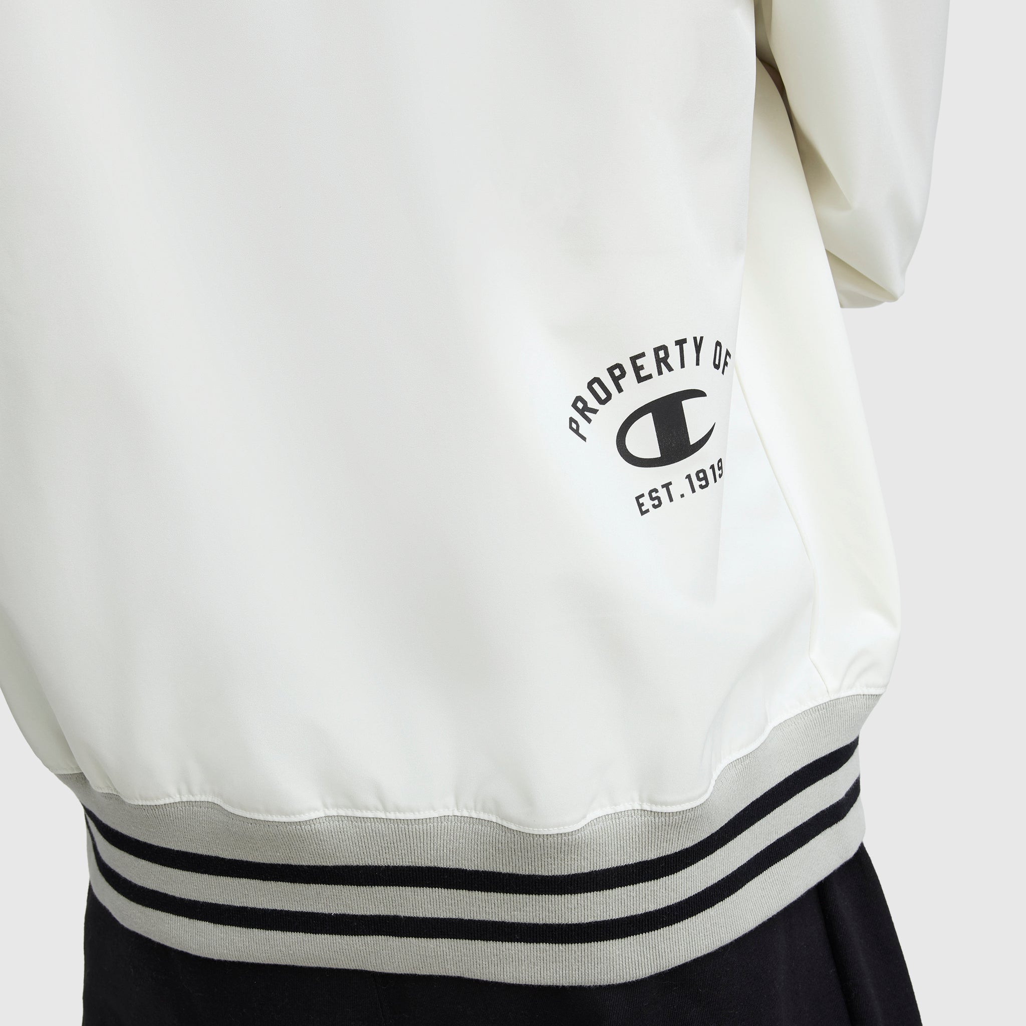 Champion Gridiron V-Neck Pullover - Unbleached Cotton