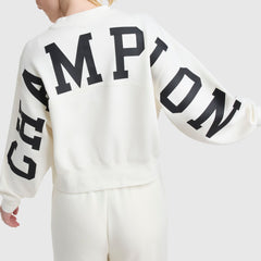 Champion Endzone Loose Fit Crewneck - Unbleached Cotton