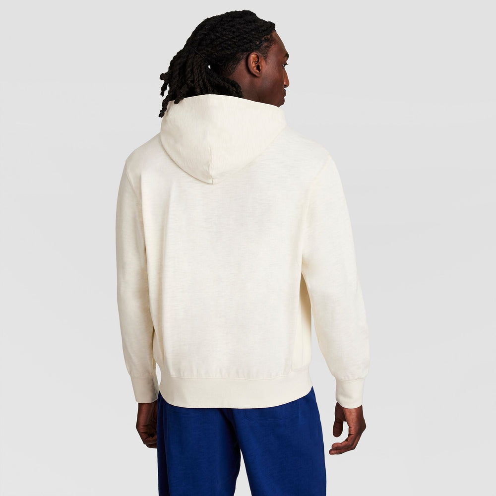 Champion Modern Retro Washed Hoodie - Unbleached Cotton