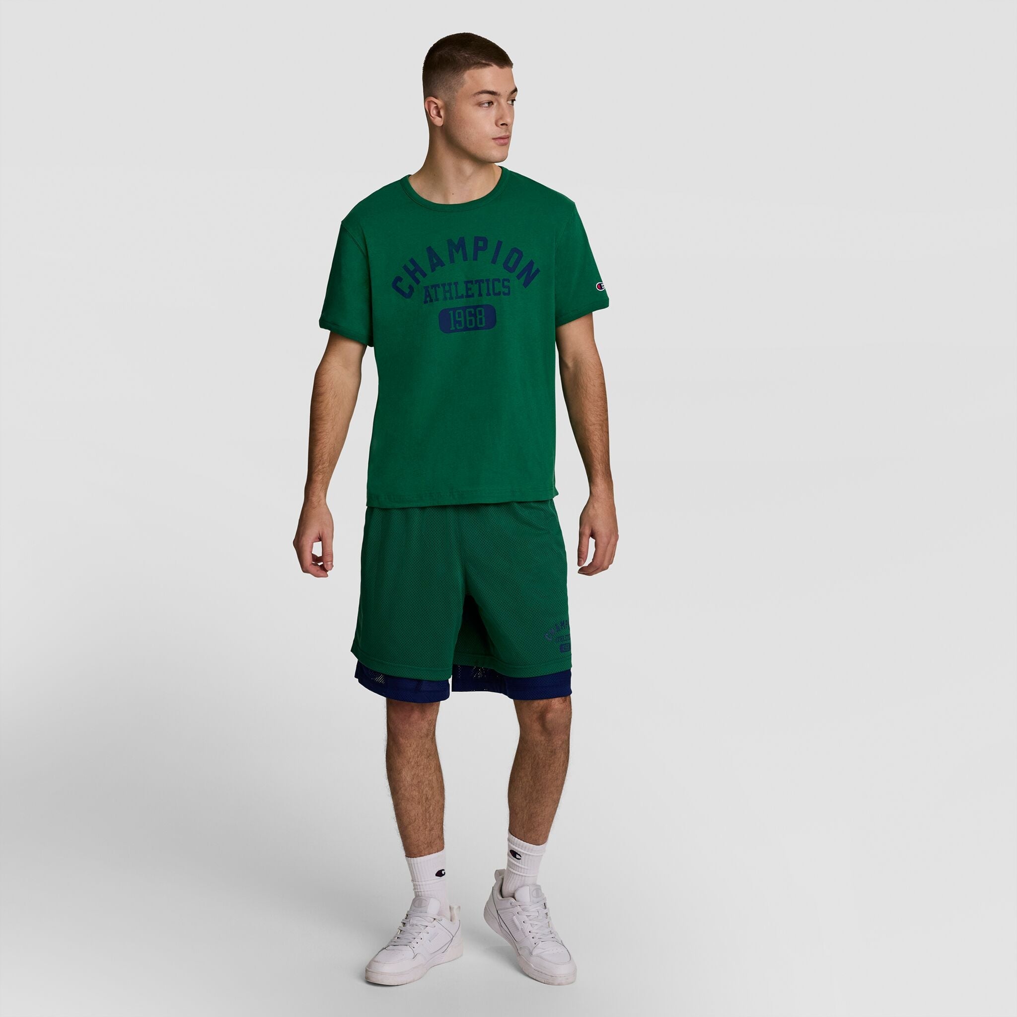 Champion Gridiron Reversible T-Shirt - Verdant Green