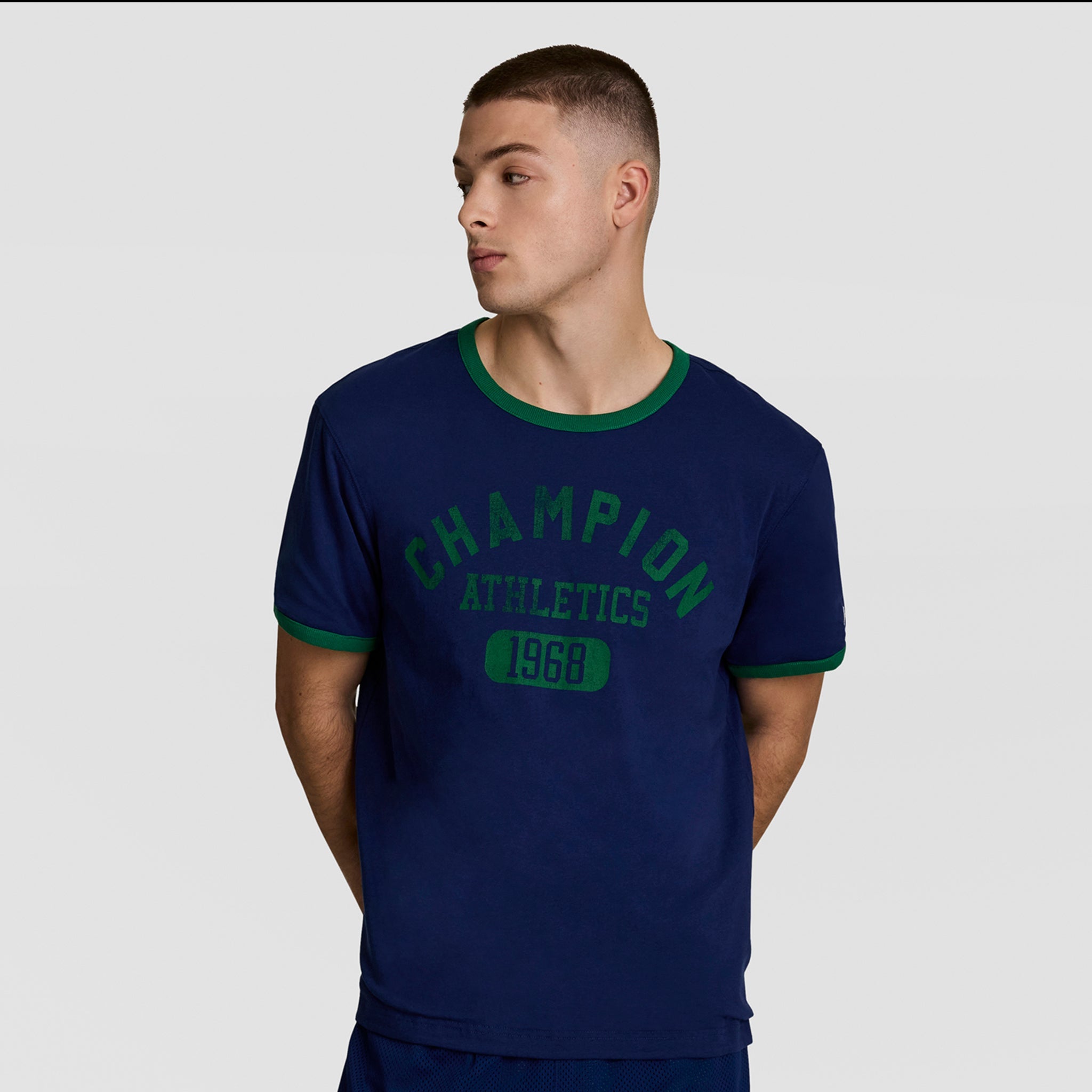 Champion Gridiron Reversible T-Shirt - Verdant Green