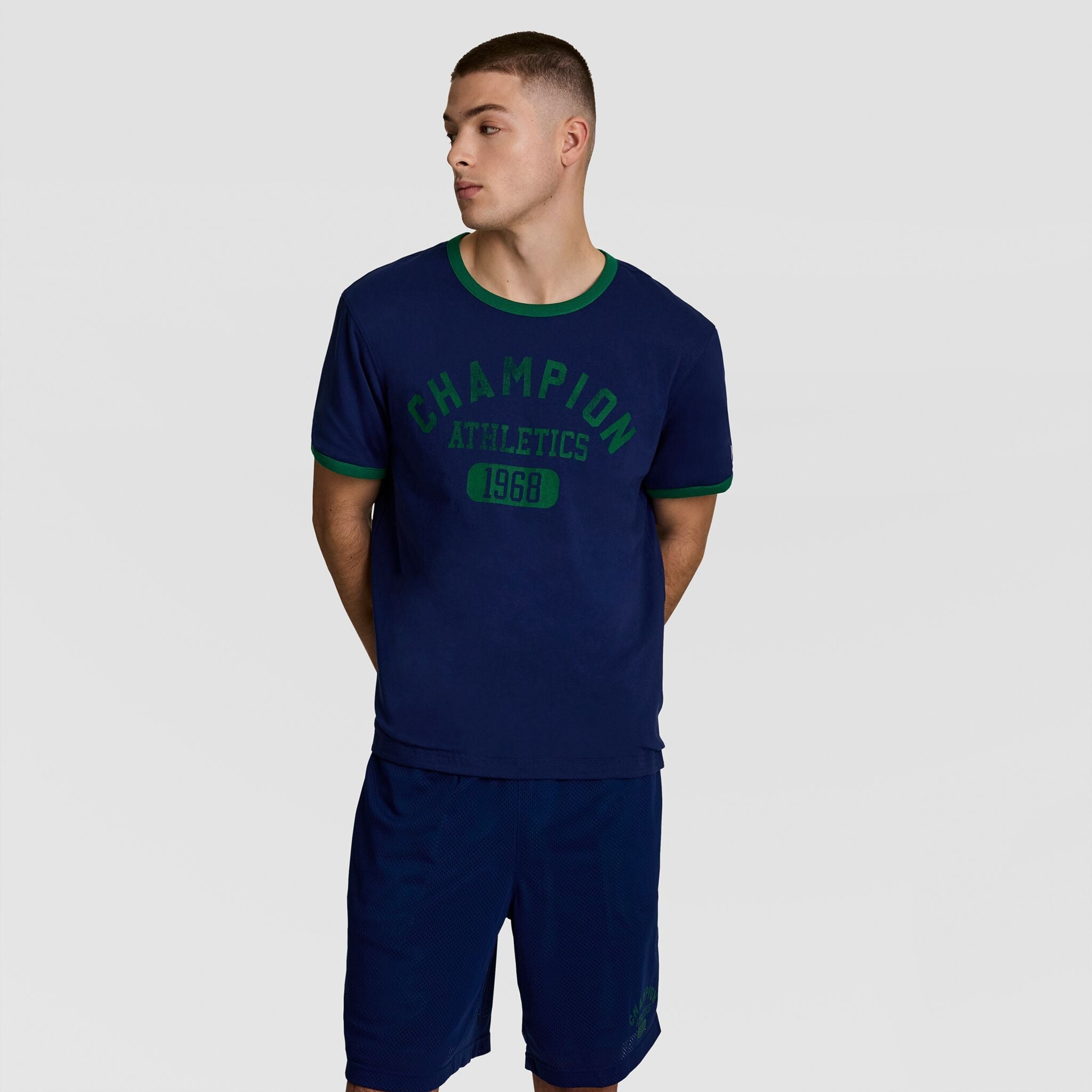 Champion Gridiron Reversible T-Shirt - Verdant Green