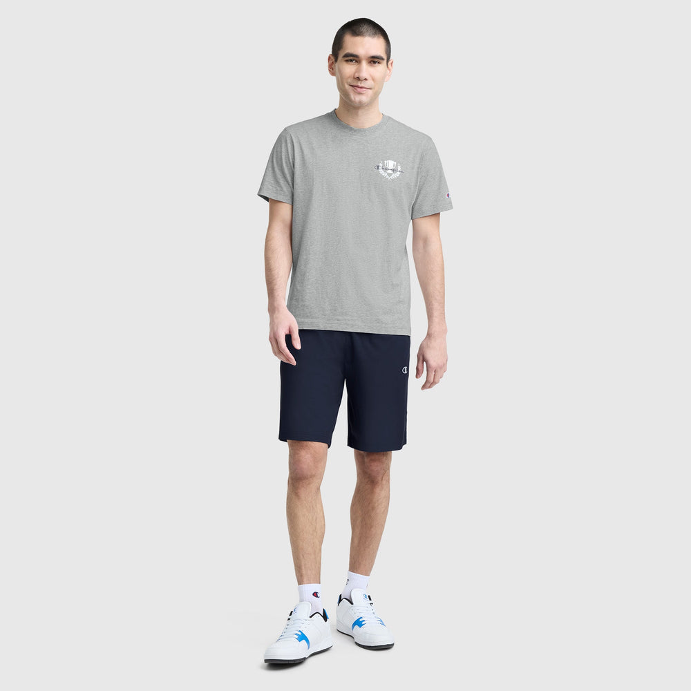 Champion Champion Club Graphic T-Shirt - Oxford Grey Heather