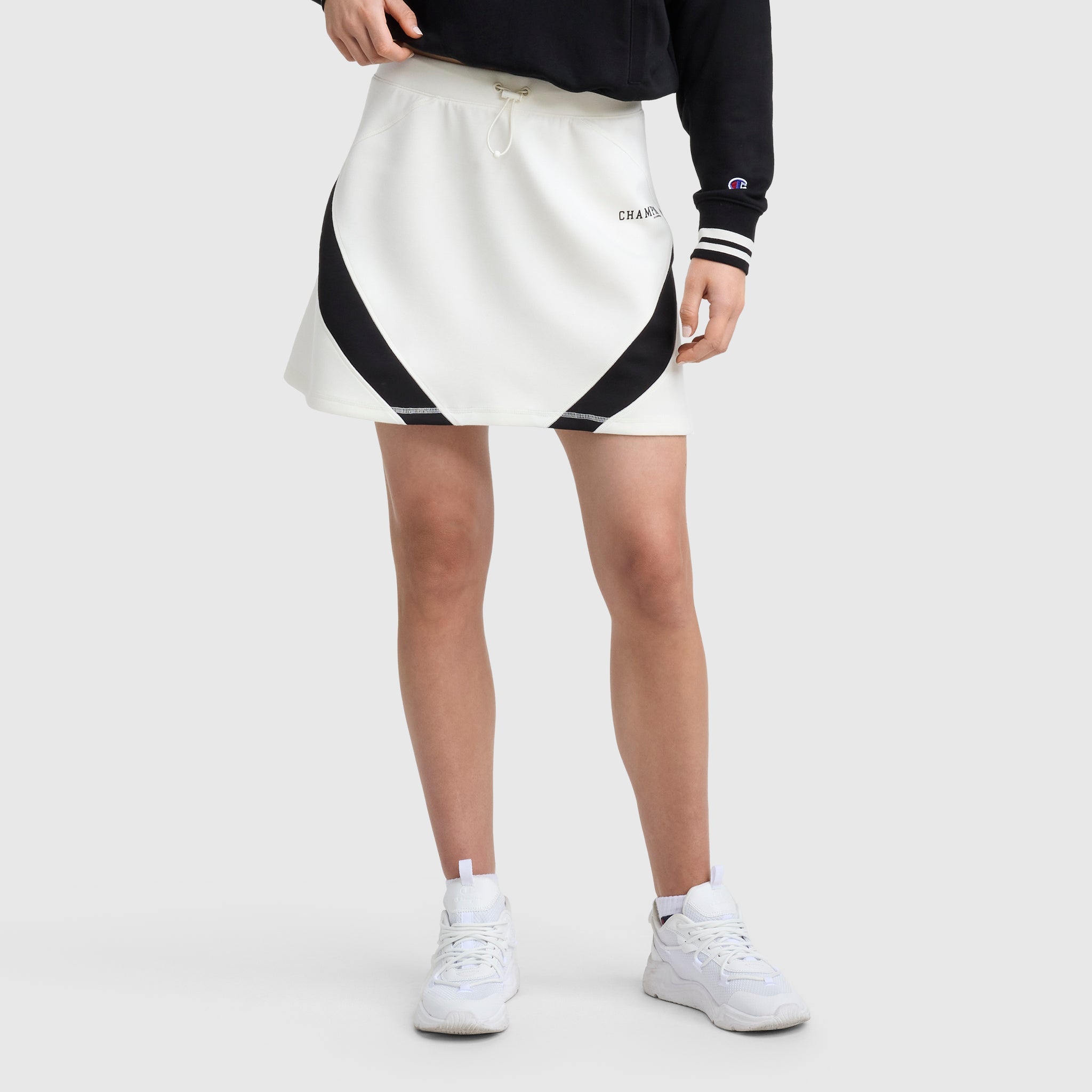 Champion Endzone Color Block Skirt - Unbleached Cotton