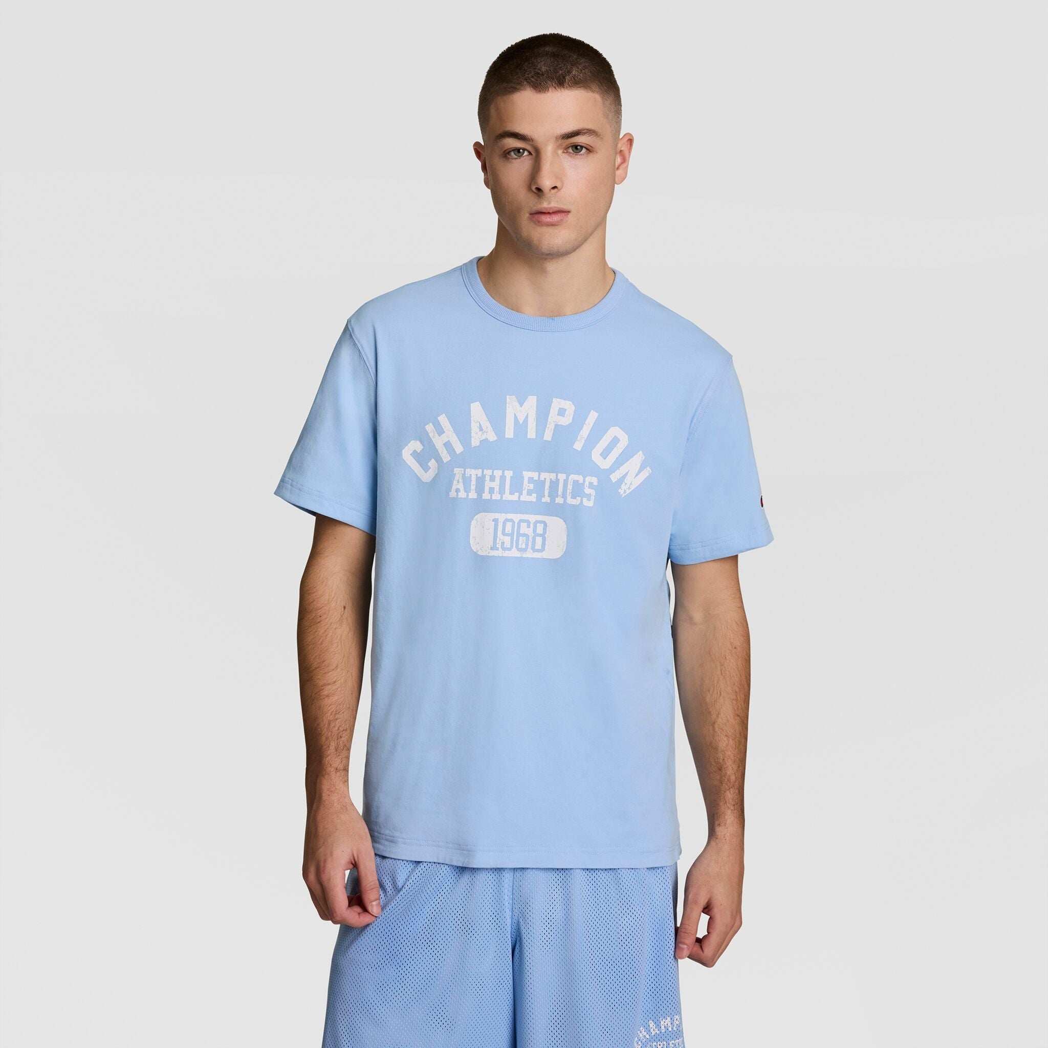Champion Gridiron Reversible T-Shirt - Placid Blue