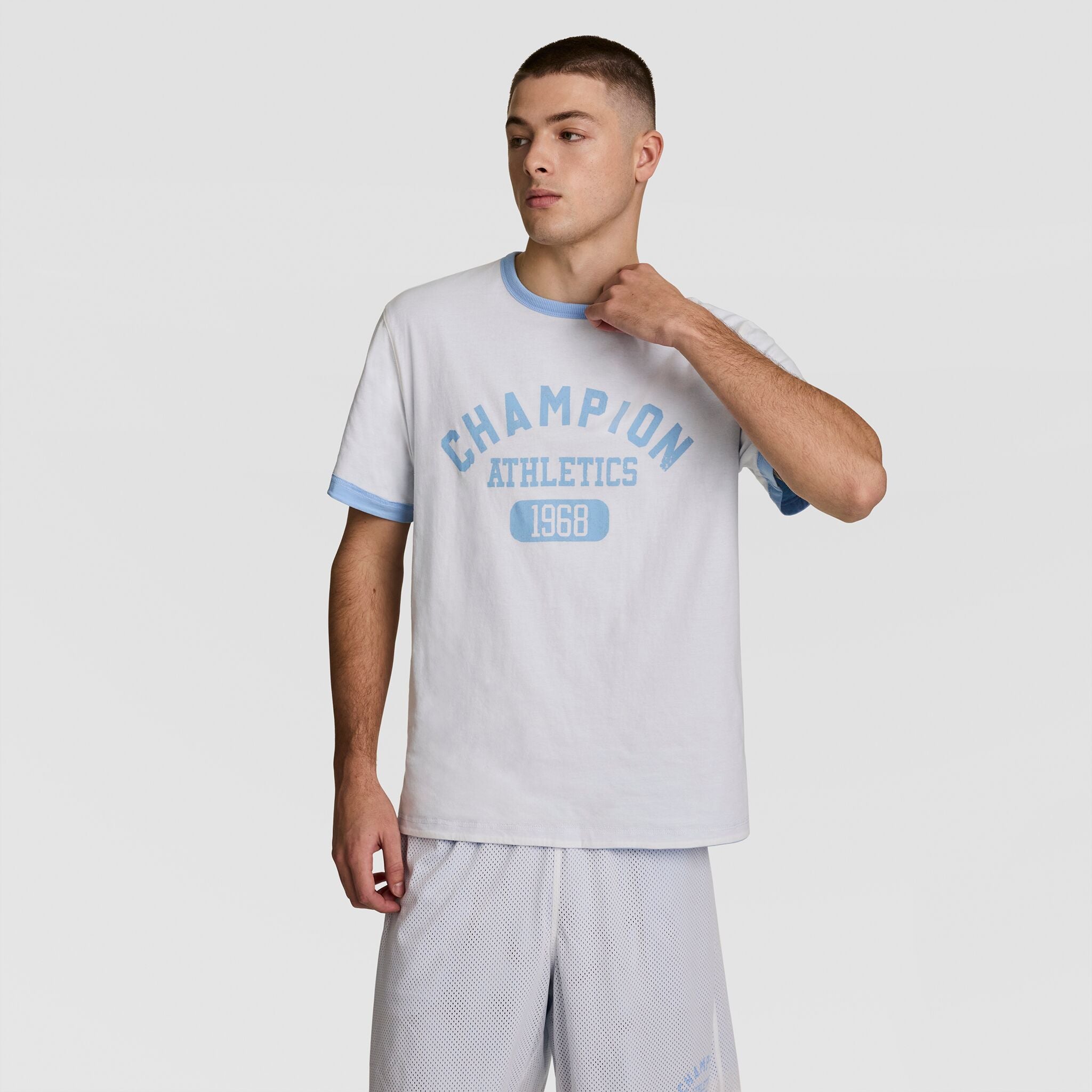 Champion Gridiron Reversible T-Shirt - Placid Blue
