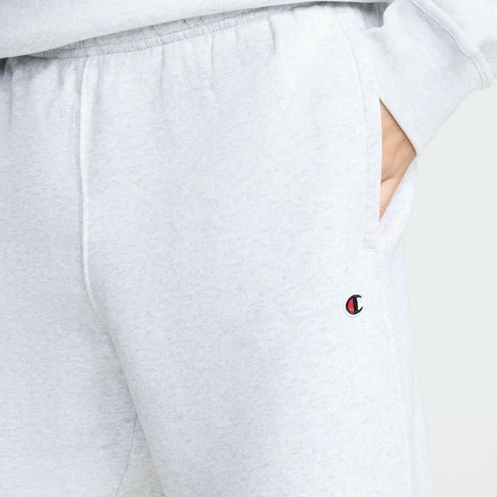 Champion 10" Powerblend Fleece Short - Platinum Silver Heather